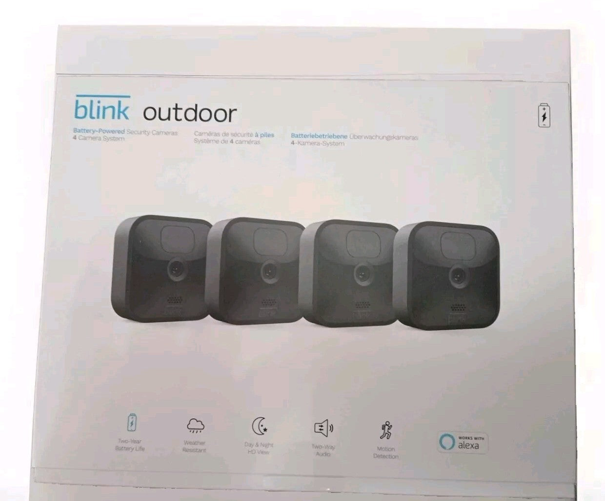 Blink Outdoor 4 Camera System Wireless HD Security Cameras NEW ✅ Free Post
