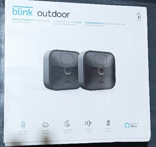 Blink Outdoor | 2 Camera System Wireless HD, weather resistant.
