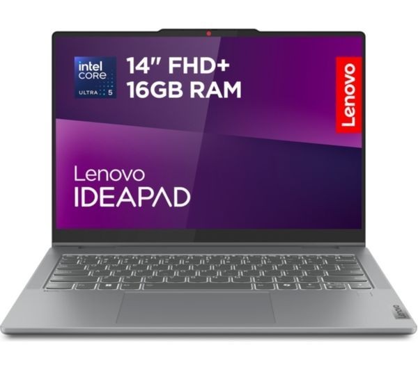 LENOVO IdeaPad 5 14" 2 in 1 Laptop - Intel® Core™ Ultra 5, 512 GB SSD, Luna Grey