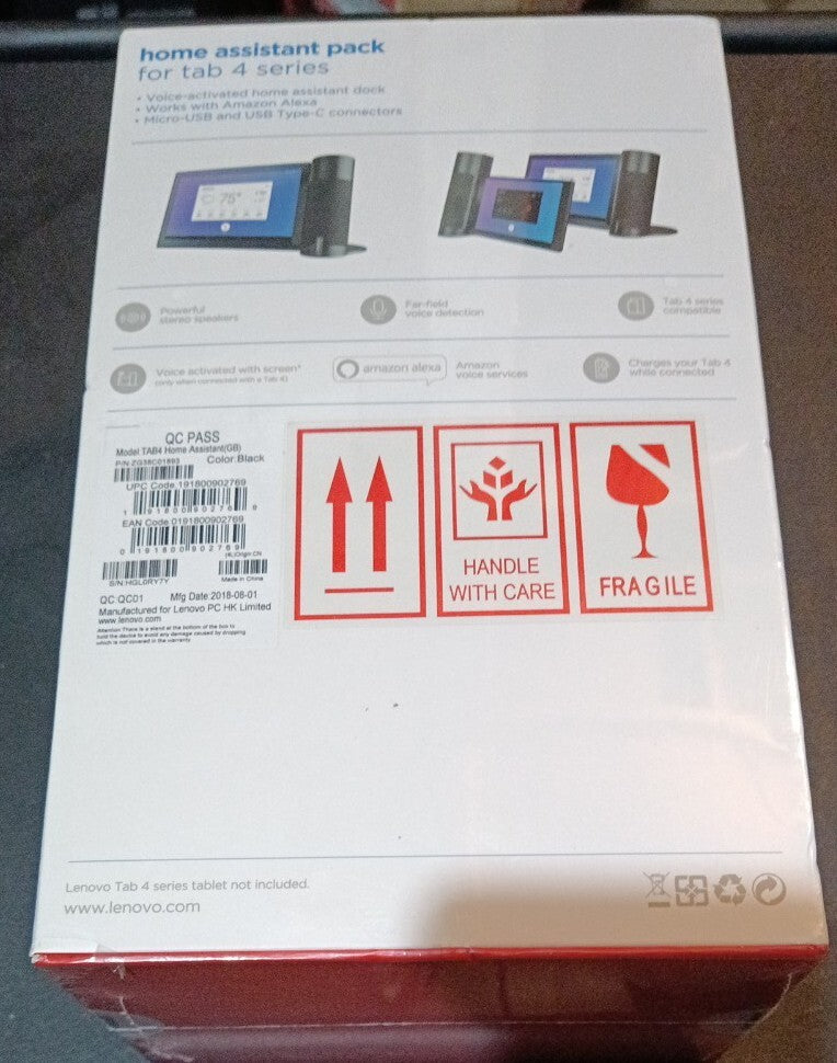 Lenovo Tab 4 Home Assistant Pack (Alexa Smart Speaker) BRAND NEW AND SEALED