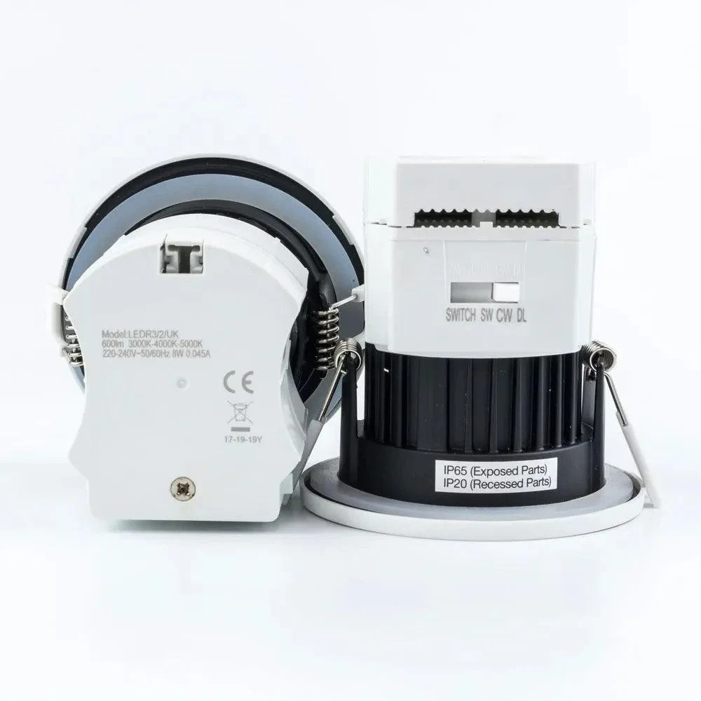 Feit Electric LED Downlight IP65 3 Colours 600 Lumens 50w 2 Pack Dimmable