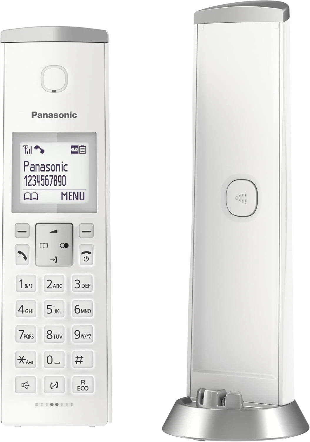 PANASONIC KX-TGK222 Cordless Phone - Twin Handsets, White