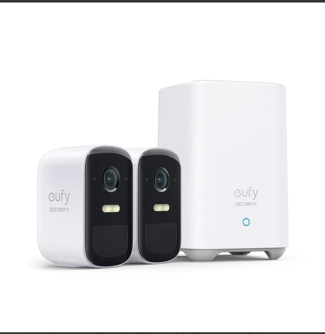 eufy Security, eufyCam 2C Pro 2-Cam Kit, Wireless Home Security System with 2K