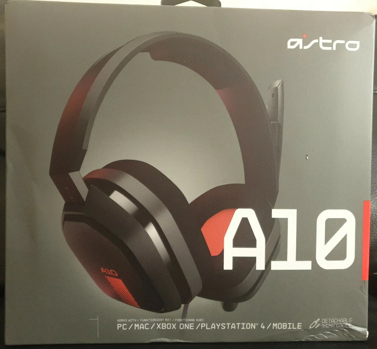 Astro A10 Gaming Headset For PC/PS4/Xbox One Red *New*