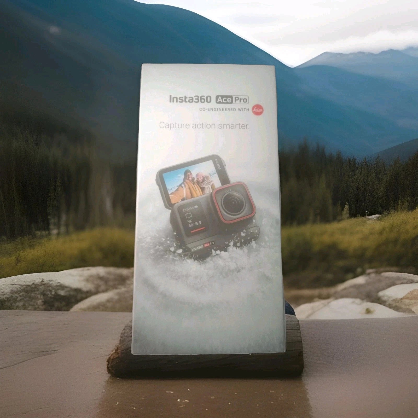 Insta360 Ace Pro Action Camera 48MP Stills 4K 2.4" LCD Screen Water Proof Black