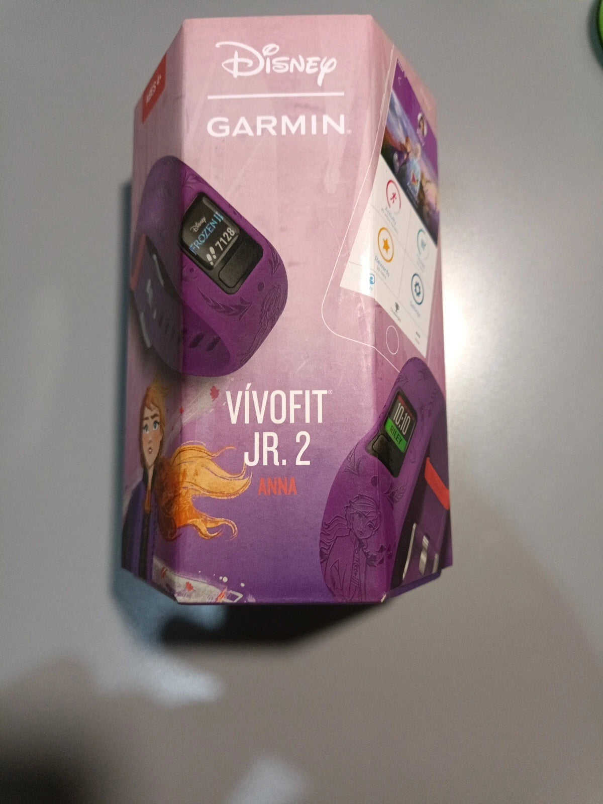 Garmin Vivofit Jr 2 Disney Frozen 2 Anna Kids Fitness Tracker Watch. New