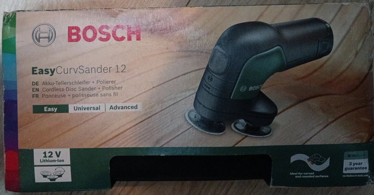 Bosch Detail Sander Cordless EasyCurvSander12 Sanding Disks (No Battery)
