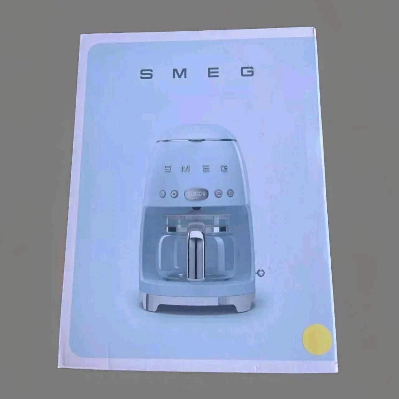SMEG 50's Style Drip Filter Coffee Machine 1050W - Red Colour Inside